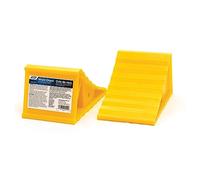 Camco Lot de 2 Cales de Roue pour Camping-Car/Camping-Car - Maintient la remorque en Place pour décrocher ou se garer en Toute sécurité - Compatible avec Les Roues jusqu'à 66 cm de diamètre et moulé