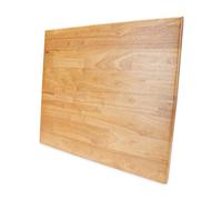 Camco Oak Accents - Housse de cuisinière silencieuse pour camping-car | Caractéristiques : bois dur finition chêne massif avec finition non toxique et 4 pieds en caoutchouc antidérapants | Comprend un