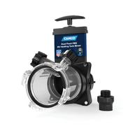 Camco Rinçage de réservoir de rétention Dual Flush Pro pour Camping-Car/Camping-Car - Comprend Une vanne de Porte de 7,6 cm et Une vanne de Chasse inversée - Vide et Chasse Les réservoirs d'eau Noire
