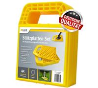 Camco Set plaques de support - Lot de 4 - pour la sécurité de la Manivelle stütze Caravane ou
