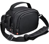 Camcorder Bag, Video Camera, Shoulder Bag for Digital Camera Handycam Compact for Panasonic HC-V180 V777 / Sony HDR-CX405 CX240E CX625, FDR-AX43 AX53, Black, Black, Camcorder Bag