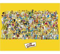 Camden Town Poster Company laminé The Simpsons Full Dessin animé en Fonte 50,8 x 40,6 cm (50 x 40 cm) Mini Poster