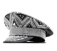 CAMDOM Chapeau de musique - Accessoires de cosplay uniques pour adultes - Capitaine militaire - Chapeau steampunk - Costume fantaisie