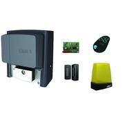 CAME 001U2313 Kit BX pour portail coulissant jusqu'à 14 mètres et 800 kg, idéal pour une utilisation intensive, système 230 V CA, couleur grise