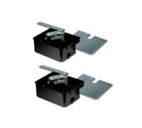 Came Kit Frog CFN 2 Caisses de fondation FROG Enterrer moteur Acier levier crochet déverrouillage support fixation porte vis réglage fin ouverture 001U1985