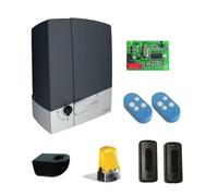 Came Kit Moteur BXV pour portails coulissants jusqu'à 600 kg et 18 m composé d'un Moteur 24 V, photocellules, Deux émetteurs, Carte radiofréquence, Clignotant, Base pour la Fixation, câble d'antenne