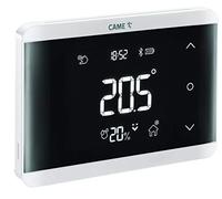 CAME TH/700 WH BT, Thermostat Bluetooth encastrable avec Affichage rétroéclairé et Boutons Soft-Touch. Contrôle Via l'App, Design Moderne pour Un Confort personnalisé et Une consommation Efficace.