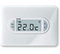 Came Thermostat numérique TA/450 Mural avec Couvercle Blanc Glace écran LCD Alimentation par Piles contrôle de température différentiel et proportionnel pour optimiser Le Confort et l'énergie