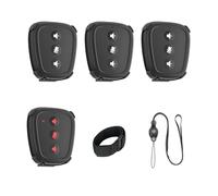 Came-TV Lot de 4 Casques d'interphone sans Fil Nano pour Sports d'aventure en Plein air avec Micro et Haut-Parleur intégrés - Communication Mains Libres pour Le Ski - Portée de Plus de 1 100 Pieds