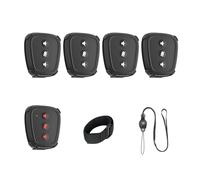 Came-TV Lot de 5 Casques d'interphone sans Fil Nano pour Sports d'aventure en Plein air avec Micro et Haut-Parleur intégrés - Communication Mains Libres pour Le Ski - Portée de Plus de 1 100 Pieds