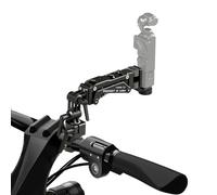 Came-TV Support de Caméra pour Moto - 360° Amortisseur de Poignée pour DJI Osmo Pocket 3/Go pro/Insta360, Support Stabilisateur pour Moto & Trottinette Electrique avec Amortisseur sur l'axe Z (PK04)