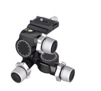 camear accessorise, GR5 CNC en Alliage d'aluminium Haute précision 3 Voies à Engrenages tête de trépied capacité de Charge 6 kg Poids Net 811g, for la Photographie est Venu,for Parts(GR5)