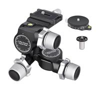 camear accessorise, Tête de trépied à 3 Voies GH5 avec Plaque QR de Type Arca, Micro réglage millimétrique, Alliage d'aluminium entièrement CNC, Charge maximale 6kg,for Parts(GH5 Kit)