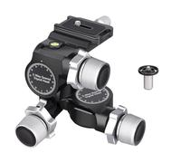 camear accessorise, Tête de trépied à 3 Voies GH5 avec Plaque QR de Type Arca, Micro réglage millimétrique, Alliage d'aluminium entièrement CNC, Charge maximale 6kg,for Parts(Only GH5)