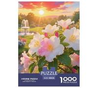 Cameaulia Flower 1000 Pièce Puzzle Jeu Éduchatif Créatif Jigsaw Puzzle Belle Décoration Puzzle pour Cadeaux De Voyage, Présent 38x26cm/1000pcs