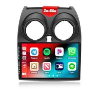 CAMECHO 2+64G Android 12 pour Nissan Qashqai J10 2006-2013 Autoradio avec Wireless Carplay & Android Auto, 9 Pouces Écran Bluetooth avec GPS/WiFi/HiFi/USB/FM/RDS/Commande au Volant/Caméra de recul
