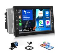 CAMECHO 2+64G Android 15 Autoradio pour VW Golf 4 Polo Sharan MK4 Multivan | 7 Pouces, Carplay Sans Fil Android Auto, Bluetooth FM/RDS, Caméra de Recul, WiFi GPS Mirror Link SWC +Canbus