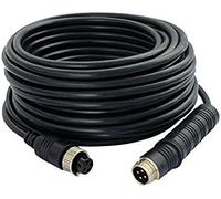 CAMECHO 20M (65FT) 4-Pin Aviation Plug câble de caméra de recul pour caméra de recul de voiture moniteur de caméra=p2