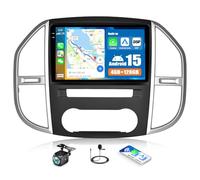 CAMECHO [4+128G] Autoradio Android 15 per Mercedes Benz Vito 3 W447 (2014-2020), Carplay Android Auto Wireless, schermo INCELL da 10" Bluetooth 2 Din Stereo GPS WiFi FM/RDS Mirror Link+Telecamera