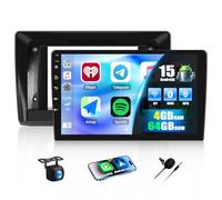 CAMECHO 4+64G 10 Pouces Autoradio pour Renault Trafic 2001-2010 Opel Vivaro 2006-2010 Nissan Primate 2006-2014 Android 15 Radio sans Fil Carplay Navi avec Bluetooth Android Auto GPS WiFi FM RDS