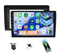 CAMECHO 4+64G Android 13 DSP Autoradio pour Benz Classe C W203 2000-2004 Viano Vito 2003-2006, 9 Pouces Wireless Carplay Android Auto Radio avec Bluetooth FM/RDS GPS WiFi +Canbus Caméra de Recul