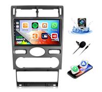 CAMECHO 8-Core 2+64G Android 13 Autoradio pour Ford Mondeo 3 2004-2007, 9" Écran Tactile Wireless Carplay Bluetooth Radio avec Android Auto GPS WiFi FM/RDS DSP Mirror Link +Caméra de Recul 2USB