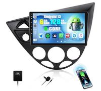 CAMECHO 8-Core 6G+128G Android 15 Carplay Autoradio avec Nav pour Ford Focus MK1 C170 1998-2005 avec sans Fil Carplay Android Auto, Écran 9 Pouces Stereo avec Bluetooth 5.0 RDS/FM WiFi MirrorLink DSP