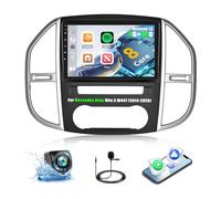 CAMECHO 8-Cœur 4+64G Carplay Autoradio pour Mercedes Benz Vito 3 W447 (2014-2020), 10.1 Pouces San Fil Android Auto Bluetooth Radio avec WiFi GPS FM/RDS DSP Mirror Link +Caméra de Recul Canbus