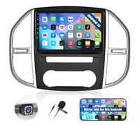 CAMECHO Android 13 Autoradio 2Din pour Mercedes Benz Vito 3 W447 2014-2020, Écran Tactile 10.1 Poste Radio Voiture avec Bluetooth GPS Navi WiFi RDS/FM Radio Mirror Link SWC Caméra de recul&MIC