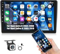 CAMECHO Android 15 Autoradio avec Navi pour Opel Astra H/Zafira B/Corse C, Double Din Radio avec écran 9 Pouces, Mirror Link/FM RDS/WiFi/Bluetooth et USB+Caméra de recul