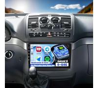 CAMECHO [Android 15] Autoradio Qualcomm Navi 8 Cœurs 4+64G pour Mercedes-Benz Viano 2004-2011/Vito 2010-2015, 10 Pouces Bluetooth Radio DSP Carplay sans Fil avec Android Auto WiFi GPS FM/RDS +Canbus
