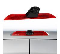 CAMECHO Caméra de Recul Feu Stop avec Éclairage | AHD 1280x720 & CVBS 640x480, IP67, 140° | Compatible pour Ford Transit 2014-2018 | Kit Plug-and-Play