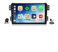 CAMECHO CarPlay Autoradio 9 Pouces DSP Radio pour Suzuki Splash Ritz Opel Agila (2004-2014) avec Android Auto, FM RDS Bluetooth, Un Écran Tactile HD avec Caméra de Recul, Support Youtube