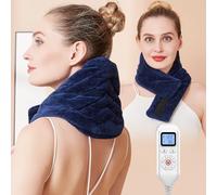 CAMECO 1 coussin chauffant pour les douleurs cervicales, coussin chauffant pour soulager la douleur cervicale, cache-cou chauffant pour douleurs raideurs, spondylose cervicale | Arrêt automatique de 0
