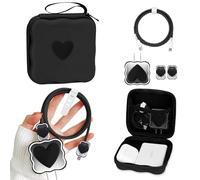 CameCosy Étui de rangement pour chargeur de téléphone à faire soi-même - Protection de câble, économiseur de fil pour écouteurs - Sac de rangement de voyage en forme de vague - Joli chargeur de câble