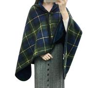 CAMEIRGOU Couverture Portable En Molleton, Canape TV Hiver, Couverture-Chandail Sweat Portable, Poncho D'hiver Mode Femme, Châle Femme Écharpe Cape, Pull Plaid Moelleux Pour (vert), M