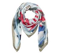 camel active 307520-5v52 Foulard, Blanc/Bleu, Taille Unique Femmes