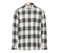 camel active 409111-4s11 Chemise à Bouton Bas, Noir et Blanc, L Hommes