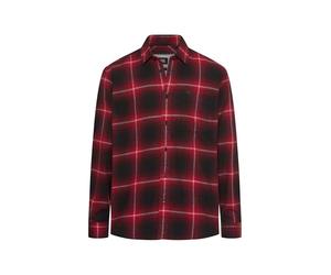 camel active 409146-6s46 Chemise, Rouge/Noir, 3XL Hommes