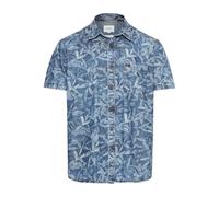 camel active 409270-3s70 Chemise, Bleu élémentaire, Medium Homme