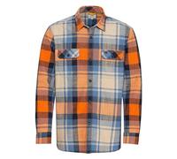 camel active 409386-3s86 T-Shirt, Bleu/Orange, M Homme