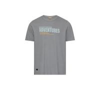 camel active 409700-7t27 T-Shirt, Bleu tempête, XL Hommes
