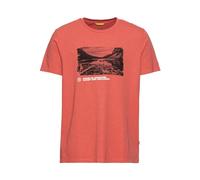 camel active 409745-3T17 T-Shirt, Rouge, 4XL Homme