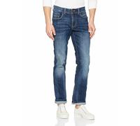 Camel Active 5-Pocket Houston Jean Droit, Bleu (Mid Blue Used 41), W36/L36 (Taille Fabricant: 36/36) Homme