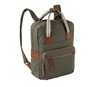 camel active Bags Bari Sac à Dos pour Femme Vert 14 l, Kaki, 29x14x35