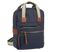camel active Bari Backpack M, Sac à Dos Femmes, Bleu foncé, m