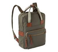 camel active Bags Bari Sac à Dos pour Femme Vert 14 l, Kaki, 29x14x35