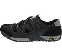 camel active Baskets Crazy Horse/Textile Noir, Noir, 46 EU