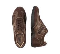 camel active Baskets Driver pour homme en cuir véritable, marron, 46 EU