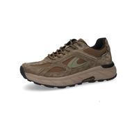 camel active Baskets en cuir nubuck pour homme, Marron/bleu., 47 EU